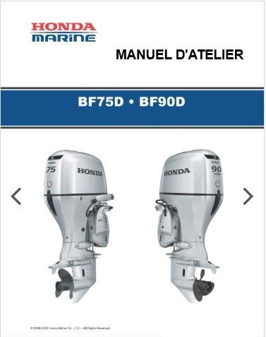 manuel d'atelier Honda BF 75 DK3 BF90 DK4 2014 français