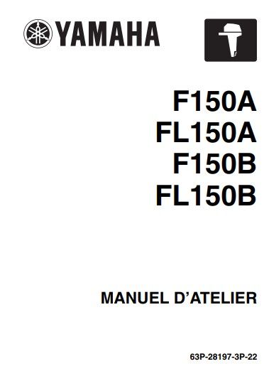 Manuel d'atelier Yamaha F150 FL150 2013 français