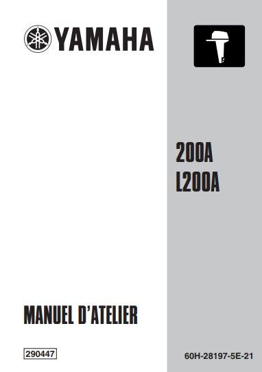 manuel d'atelier Yamaha L200 2002 français