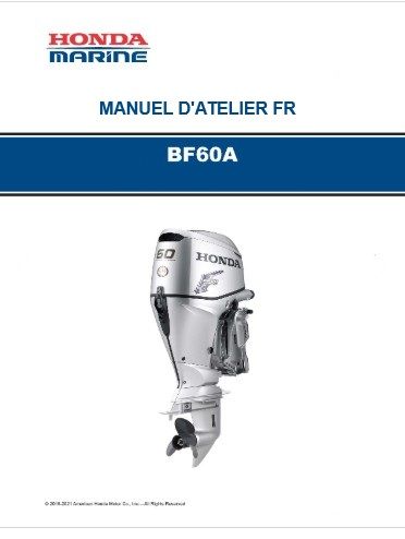 manuel d'atelier Honda BF 60A 2010 français
