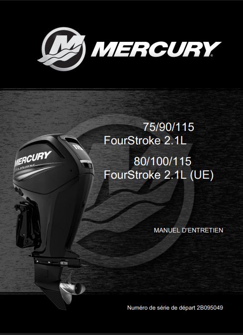 manuel d'atelier Mercury 75 115 2014 français