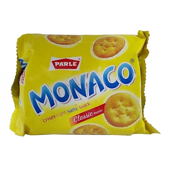 Parle Monaco Biscuits - Classic Regular, 75.4g Pack