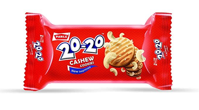 Parle 20-20 Cashew Cookies 200g