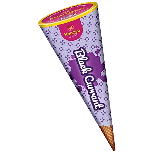 Blackcurrant Cone Ice-cream Big