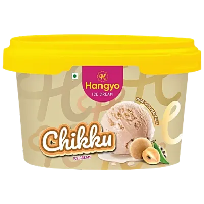 Hangyo Chikku Ice Cream - Made With Real Fruit, 125 ml