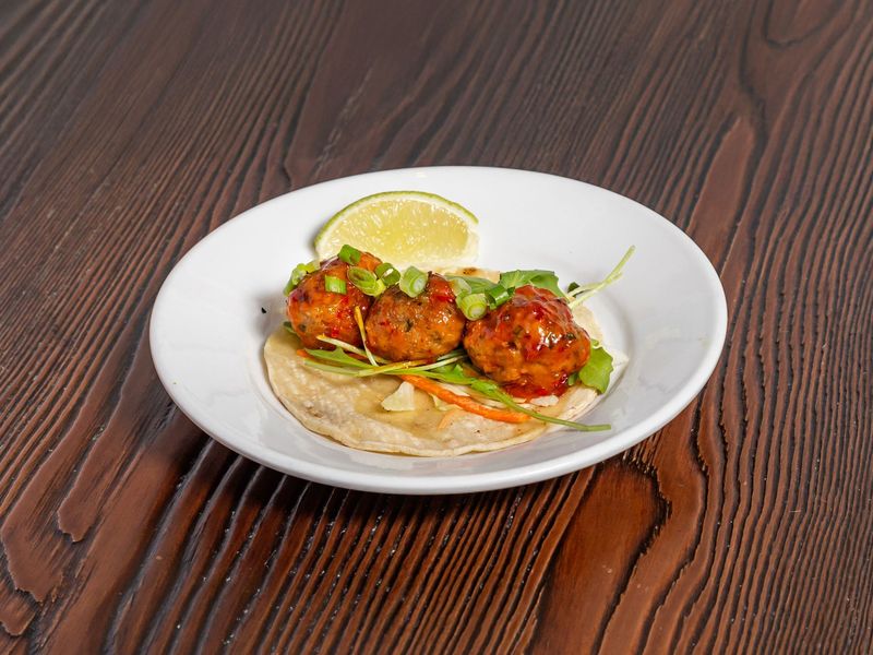 Thai Meatball Taco