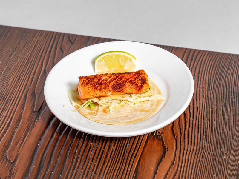 Blackened Salmon Taco
