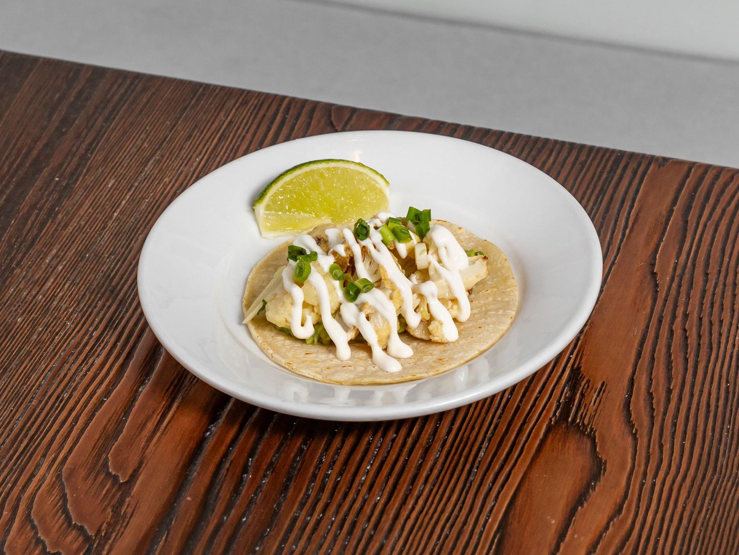 Roasted Cauliflower Taco