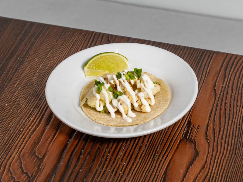 Roasted Cauliflower Taco