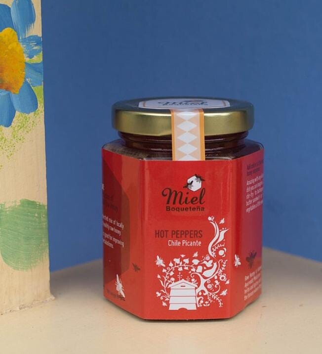 7.5oz Infusion Honey - HOT PEPPERS  (Infusión de Miel con Chile Picante)