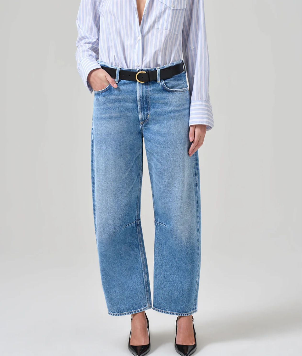 Miro Barrel Leg Jean - Pacifica