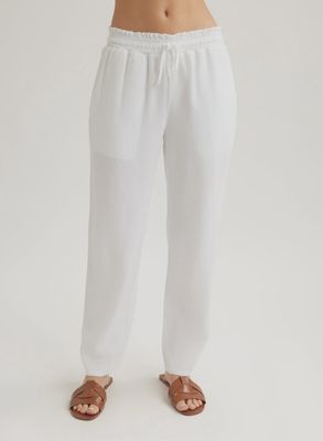 Smocked Waist Trouser