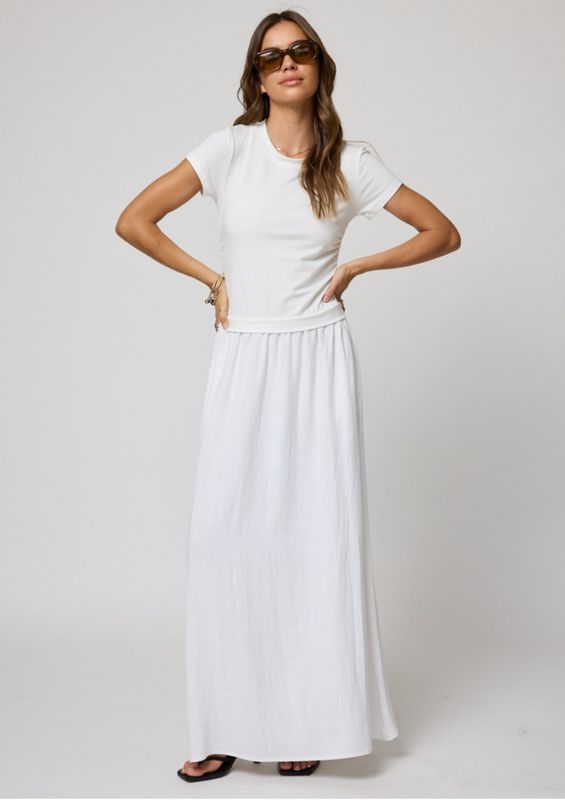 The Whitney Short Sleeve Maxi Dress
