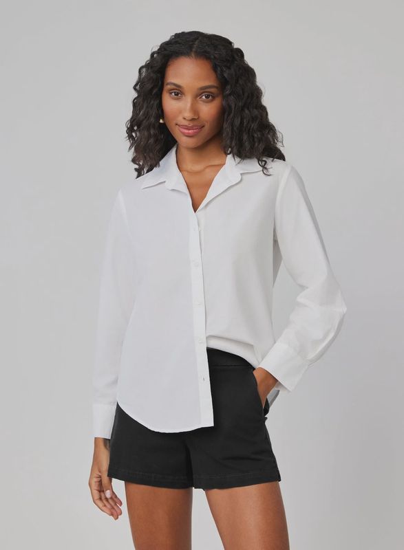 Clean Wide Collar Shirt