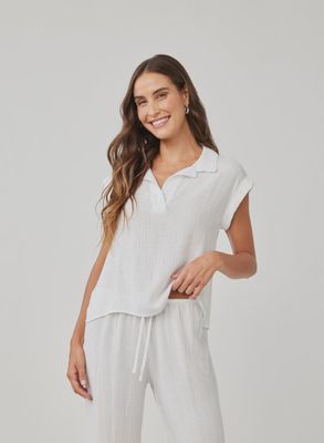 Cap Sleeve Pullover