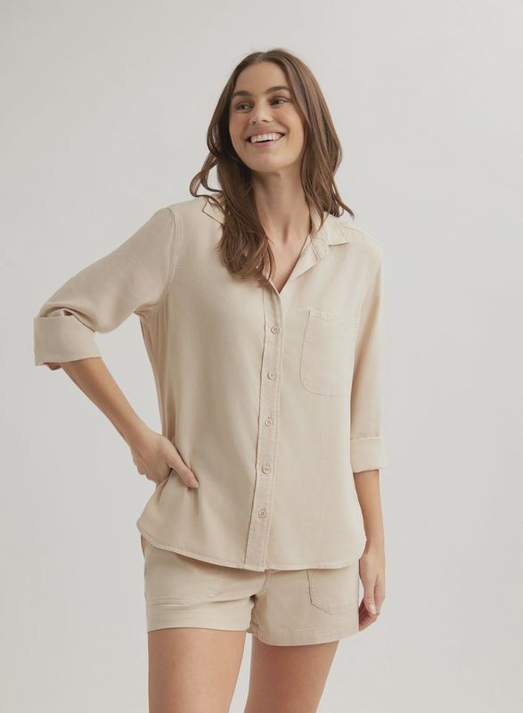 Shirt Tail Button Down