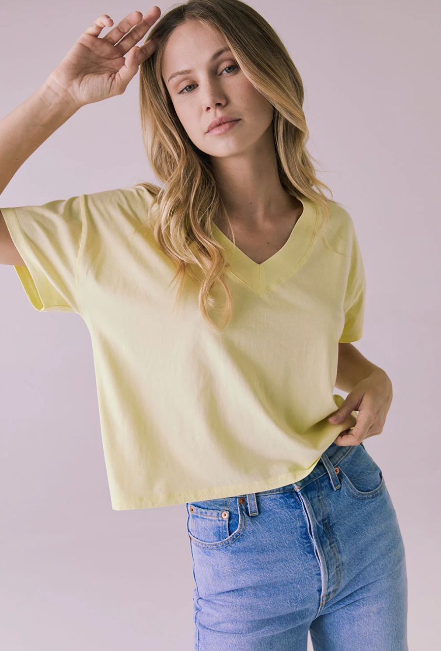 Mazzy Tee, Size: XS, Colour: Panna Cotta
