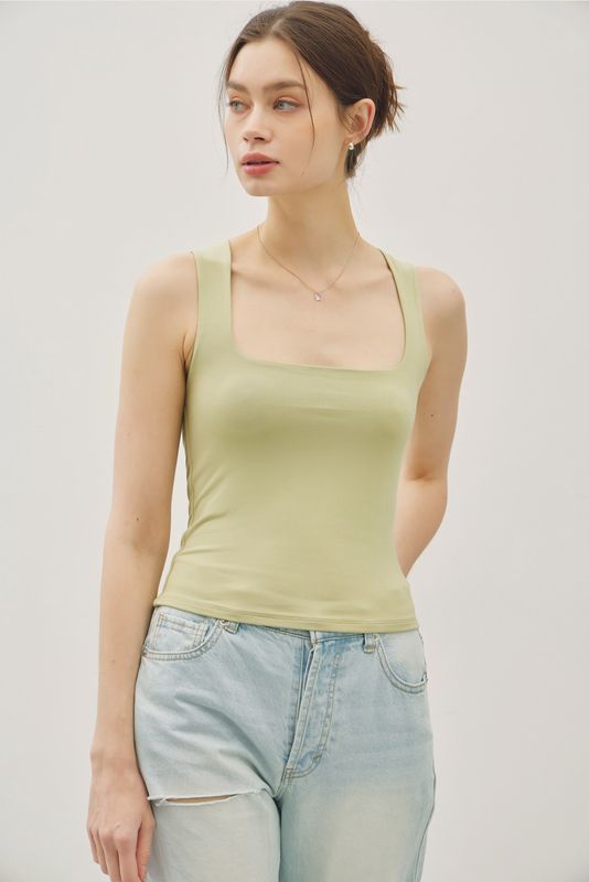 Square Neck Tank - Be Cool