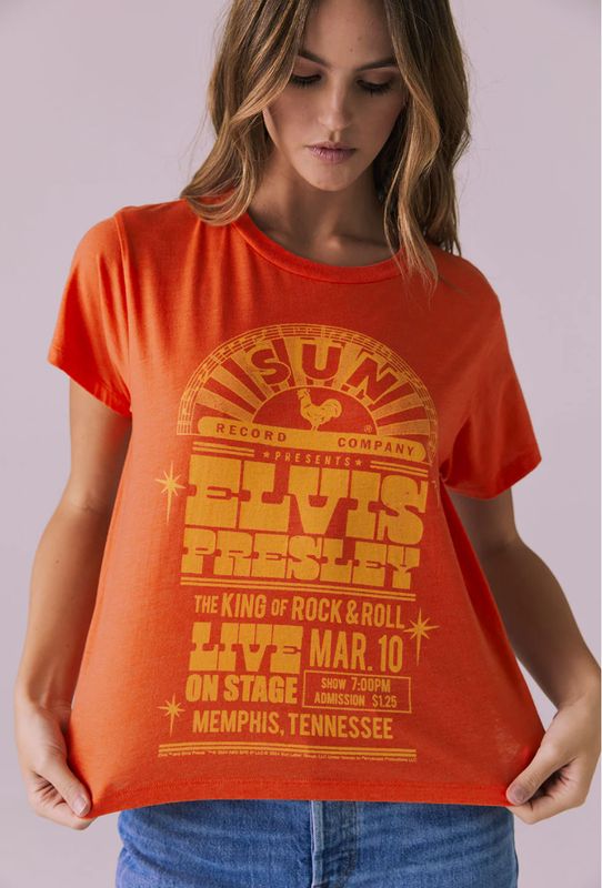 Elvis Live Sun Records Tee