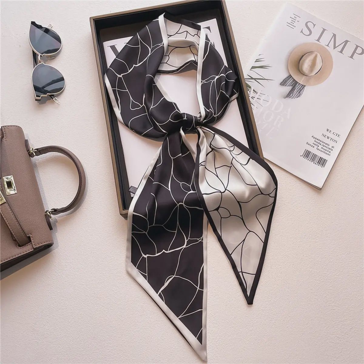 Skinny Silk Scarf