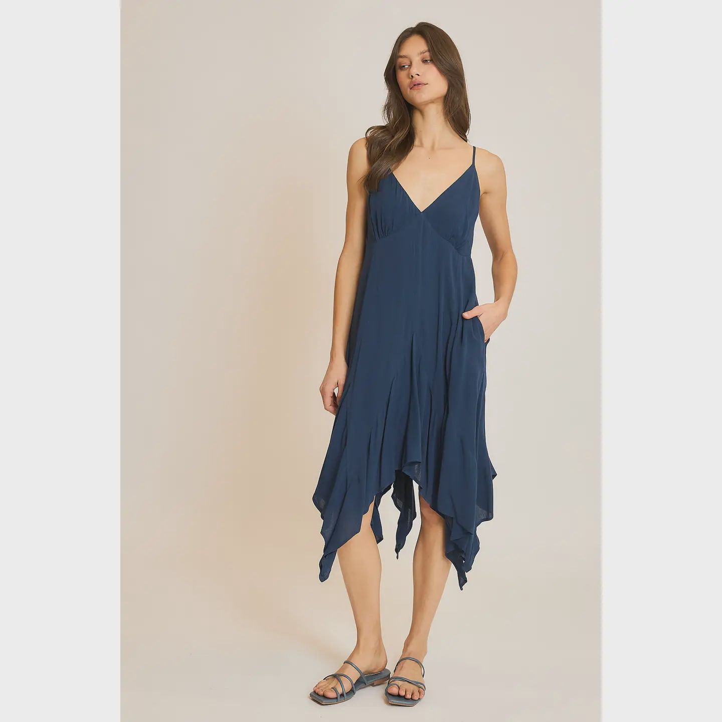 Handkerchief Mini Dress