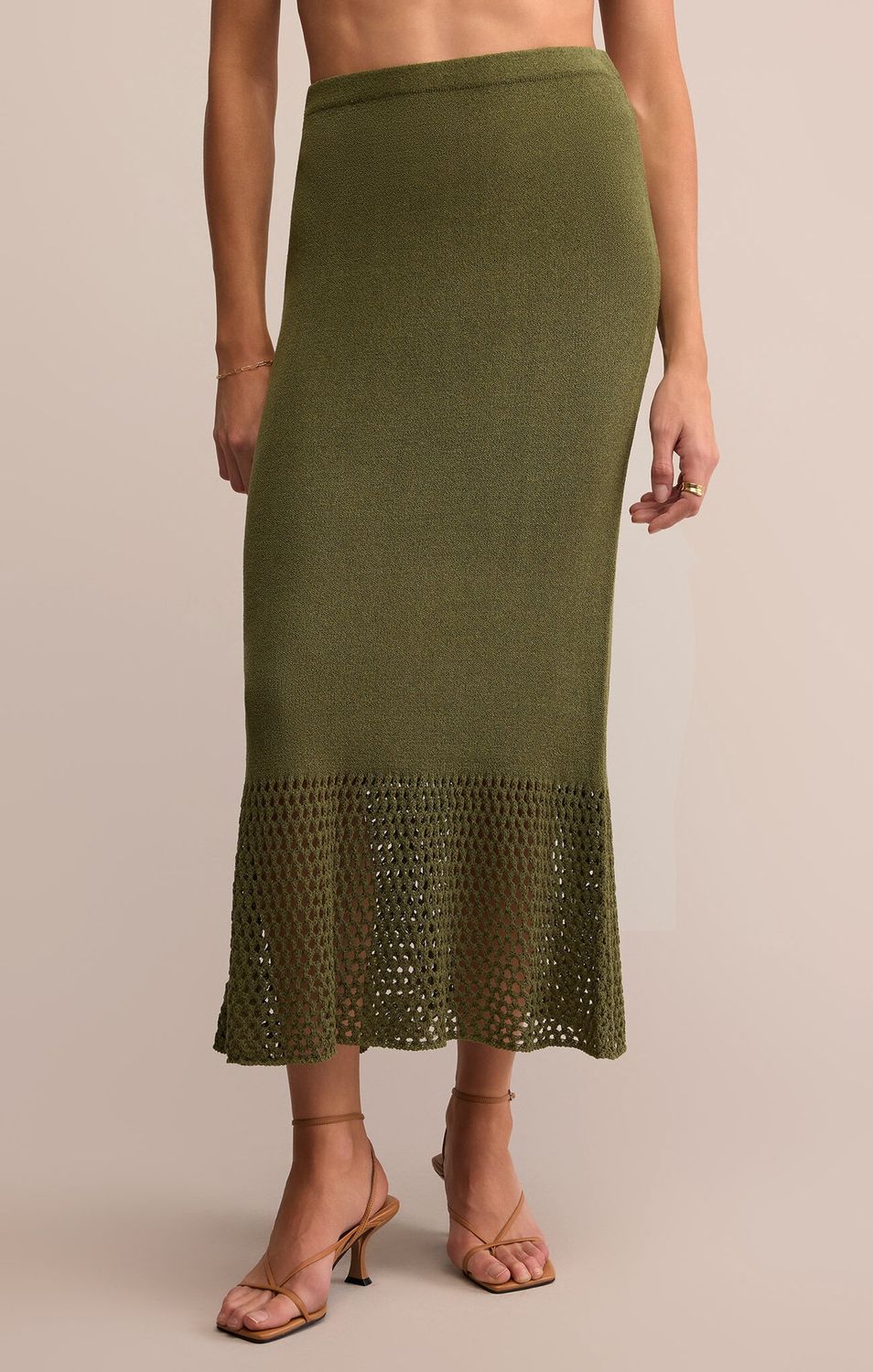 Haven Sweater Knit Midi Skirt