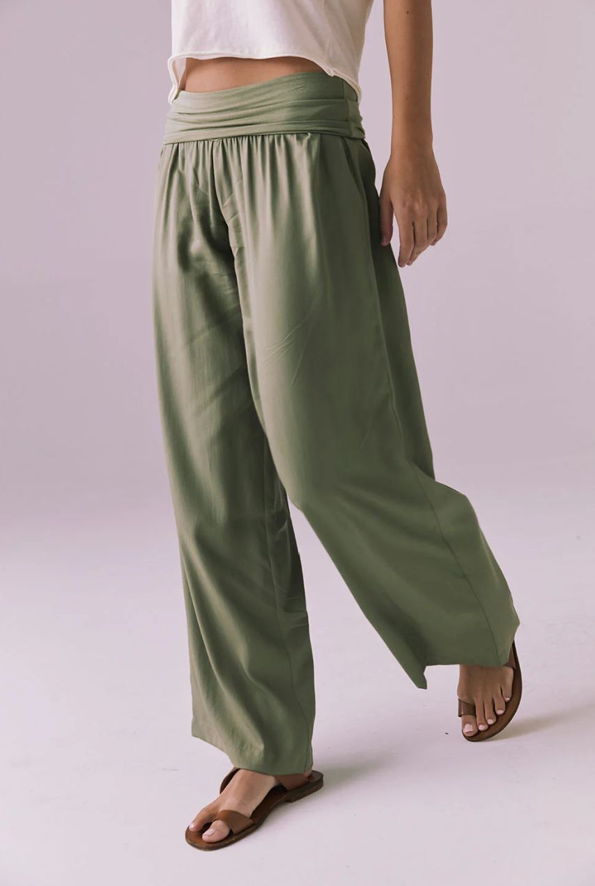 Didion Trousers, Colour: Meadow, Size: XS