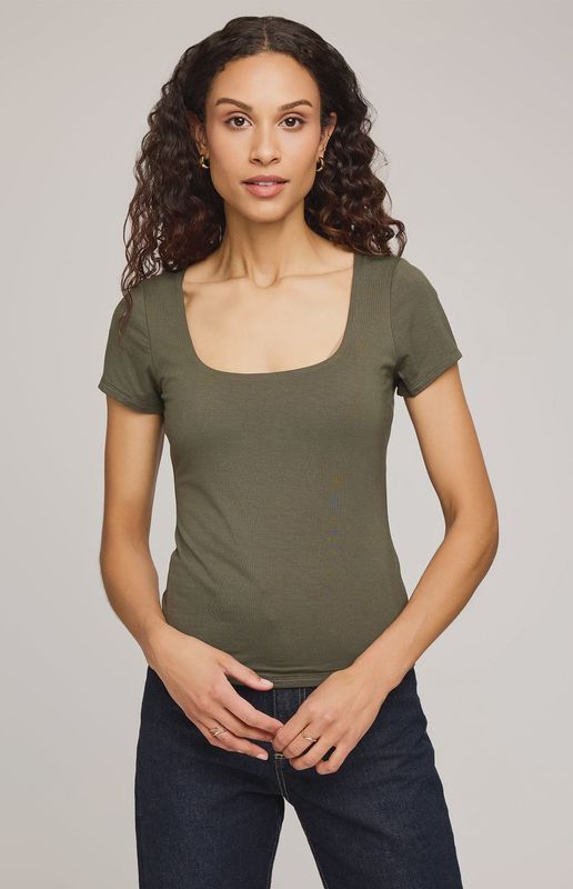 Fiora Square Neck Tee