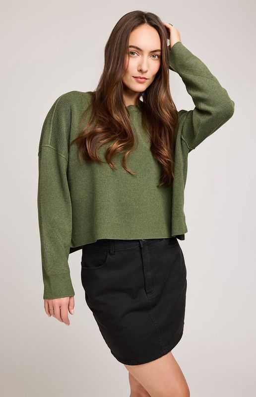 Echo Cropped Long Sleeve Top