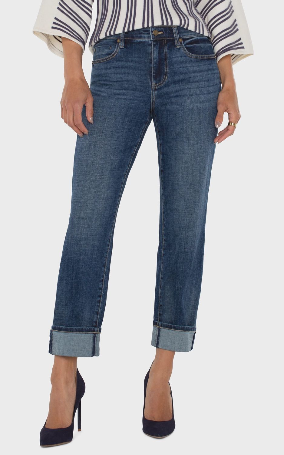 Marley Girlfriend Cuffed 30&quot;/27&quot; cuffed inseam - Rushland