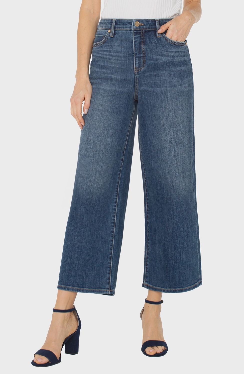 Stride High Rise Crop Jean - Wabash