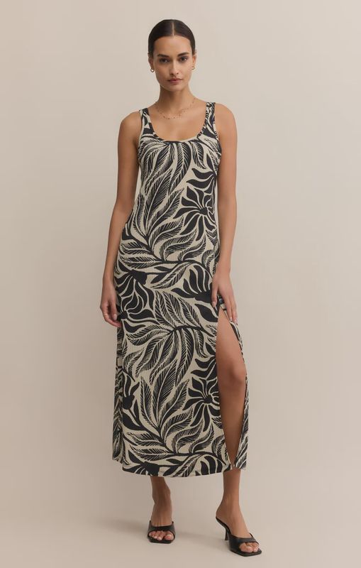 Polanco Isla Leaf Midi Dress