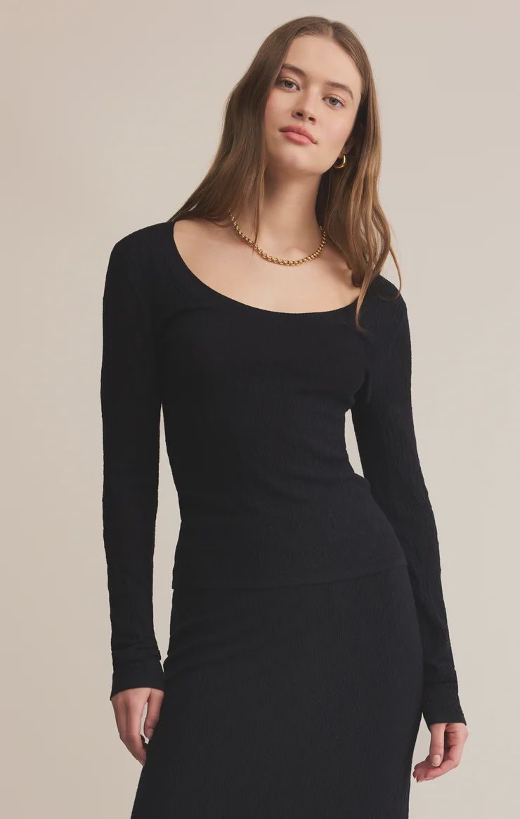 Tibi Scoop Mesh Sweater, Size: XS, Colour: Black