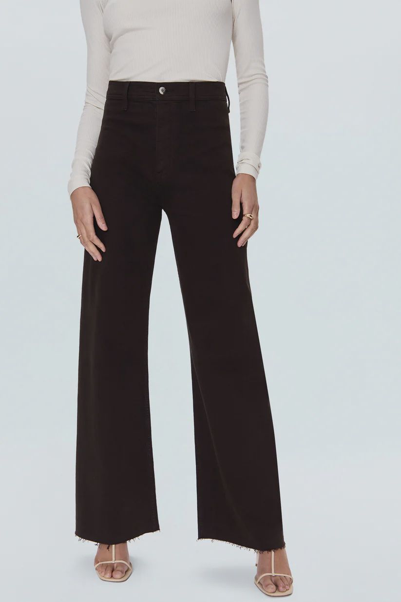 Penny High Rise Wide Leg - Mocha