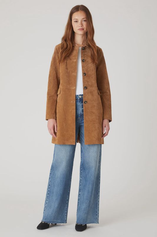 Dirt Bike Suede Coat