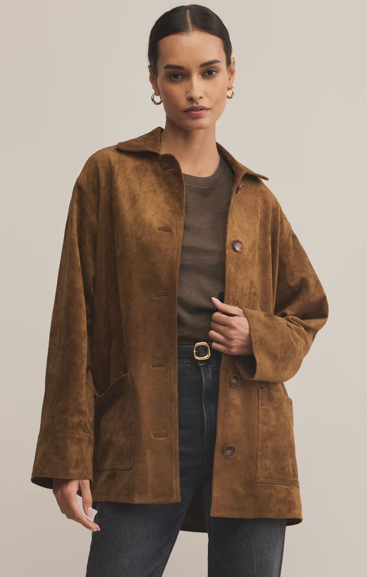 Decker Suede Chore Jacket