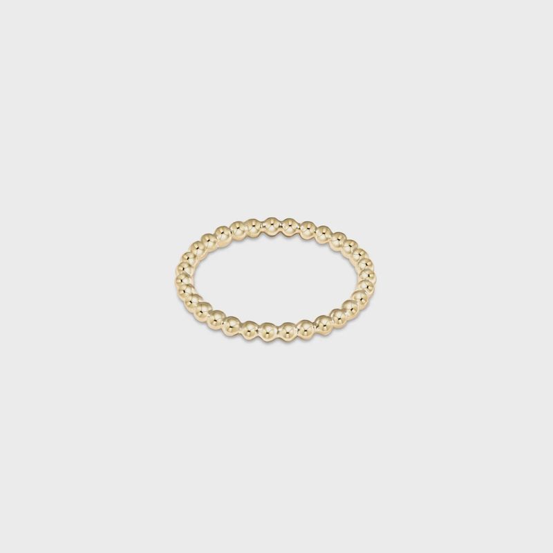 Classic Gold Bead Ring