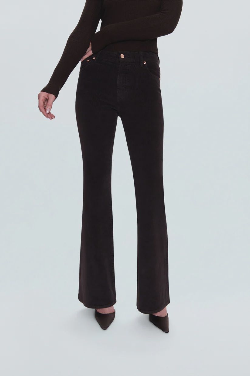 Kinsley Mid Rise Ultra Flare - Mocha