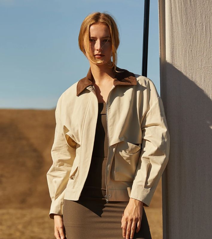 Alexis Corduroy Collared Jacket