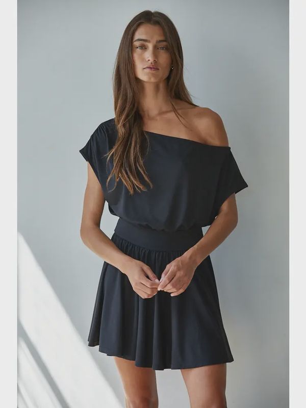 Solange One-Shoulder Mini Dress