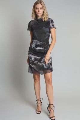 Lunar Eclipse Mesh Dress