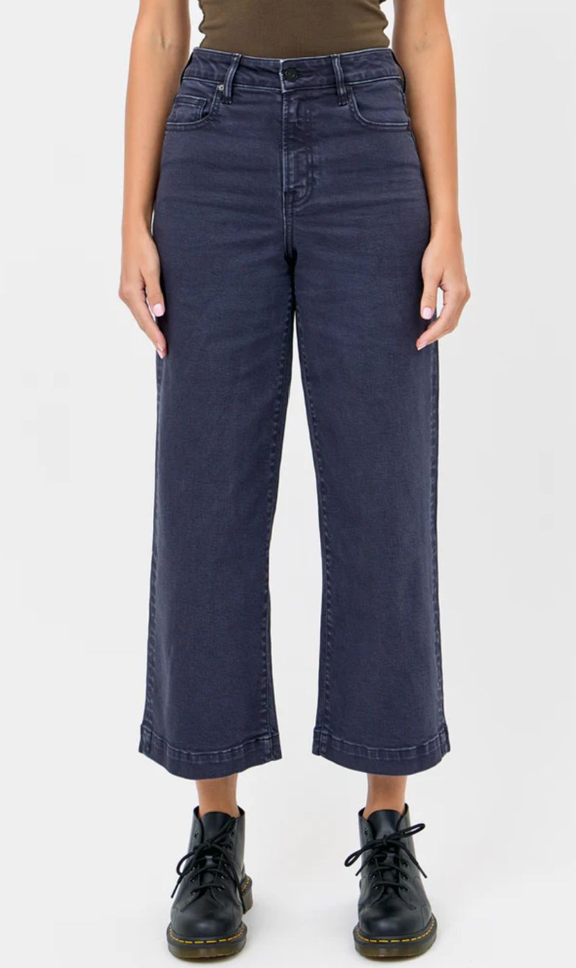 Nori High Rise Wide Leg - Carbon