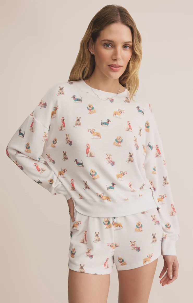 Cozy Up Pup LS Top