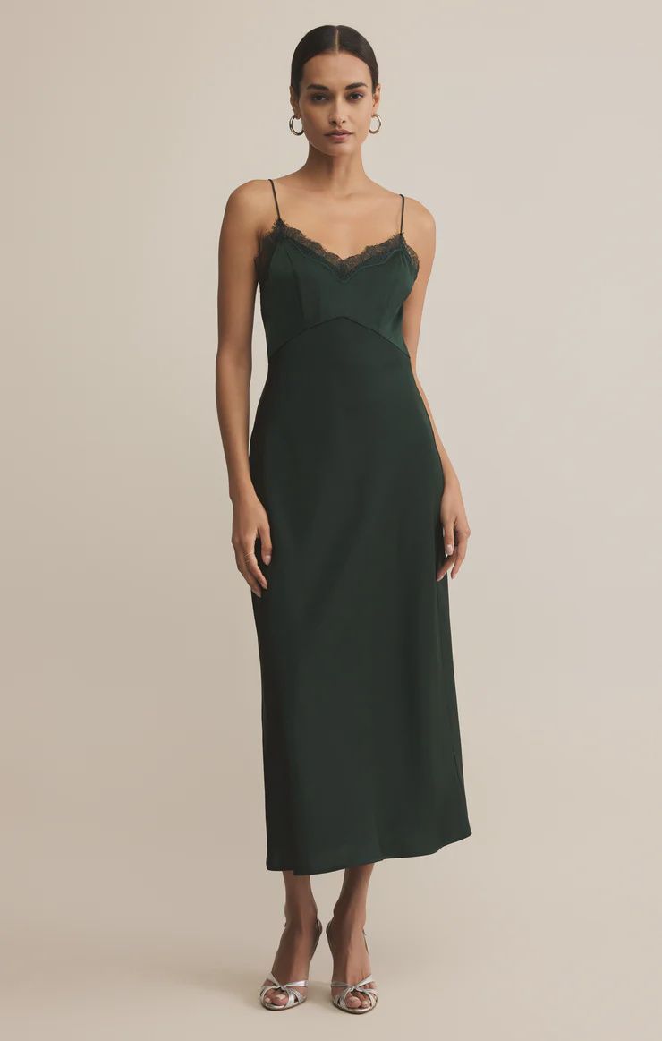After Hours Midi Dress, Colour: Garland Green, Size: XS