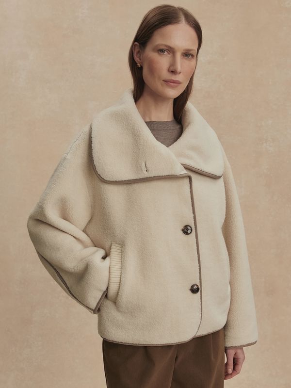 Romane Boxy Sherpa Jacket