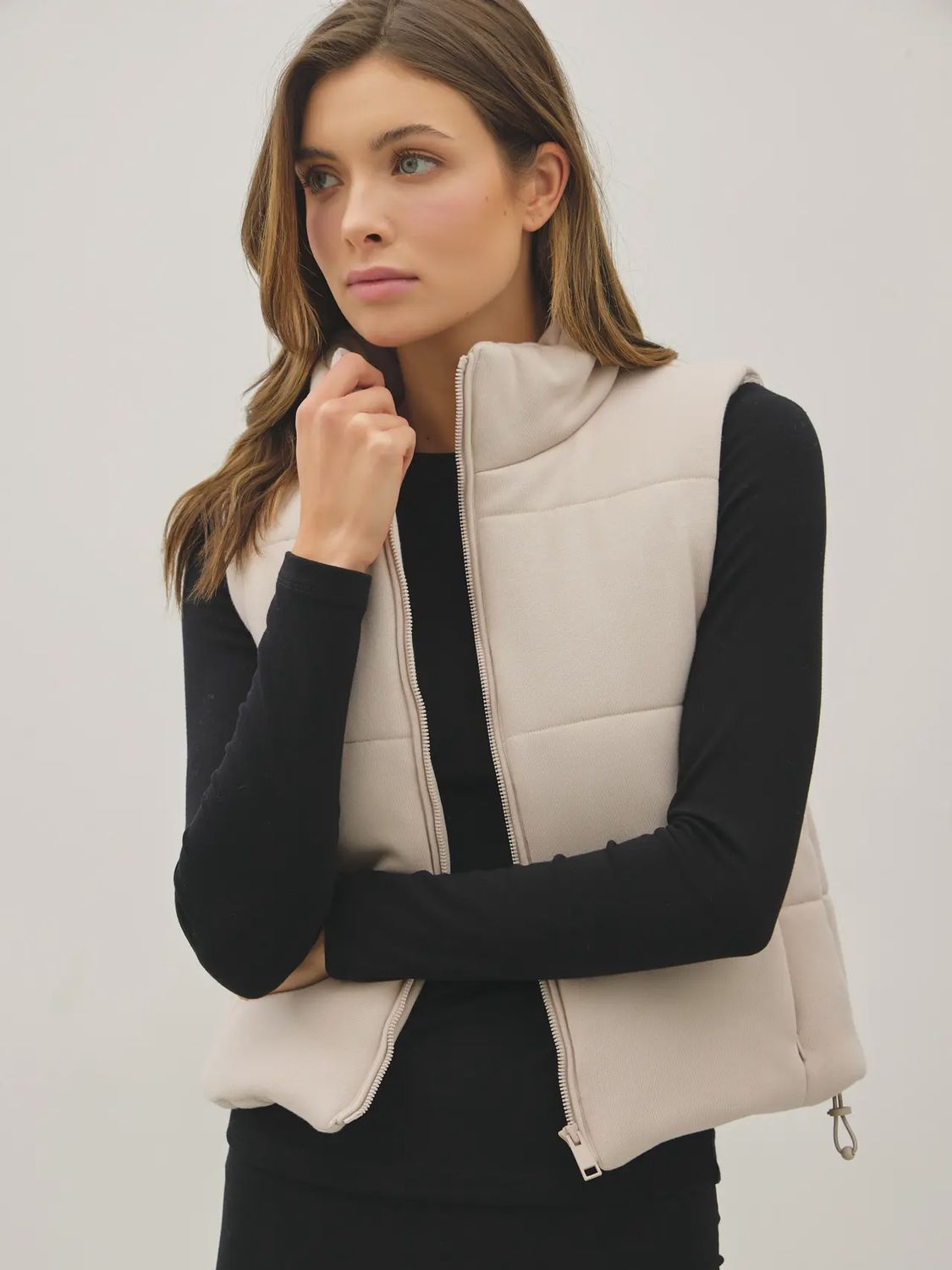 Classic Puffer Zip Up Vest