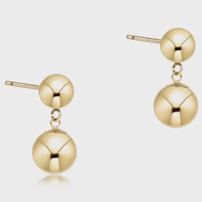 Classic 10mm Ball Drop Stud Earring