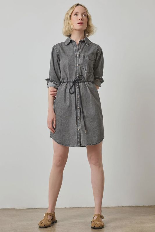Button Down Shirt Dress - Lilla P