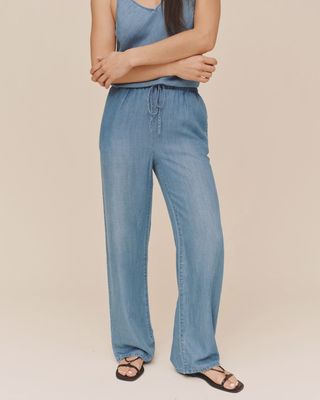 Wide Leg Drawstring Pant SS26