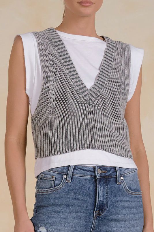 Twofer Sweater Vest
